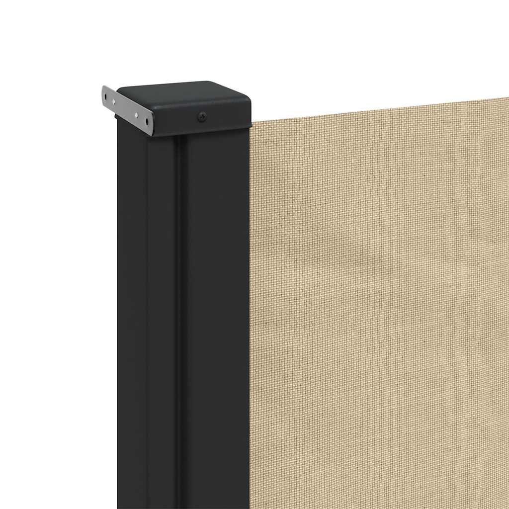 Seitenmarkise Ausziehbar Beige 180x600 cm