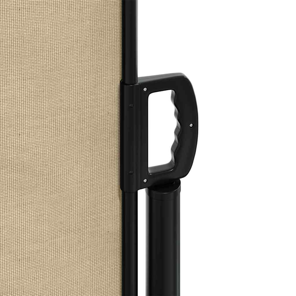 Seitenmarkise Ausziehbar Beige 200x600 cm