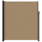 Seitenmarkise Ausziehbar Taupe 220x600 cm