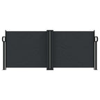 Seitenmarkise Ausziehbar Schwarz 100x600 cm