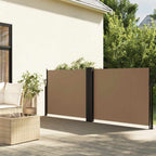 Seitenmarkise Ausziehbar Taupe 120x600 cm
