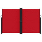 Seitenmarkise Ausziehbar Rot 160x1200 cm