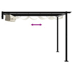 Pavillon 300 x 300 x 200 cm Creme Polyester