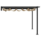 Pavillon 300 x 300 x 200 cm Taupe Polyester