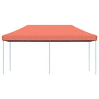 Partyzelt Faltbar Pop-Up Terrakottarot 580x292x315 cm