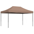 Partyzelt Faltbar Pop-Up Braun 440x292x315 cm