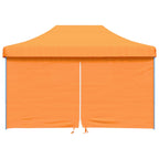 Partyzelt Faltbar Pop-Up mit 4 Seitenteilen Orange
