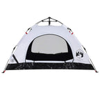 Campingzelt 2 Personen Weiß Verdunkelungsstoff Quick Release