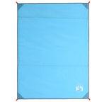 Picknickdecke mit Heringen Blau 205x155 cm