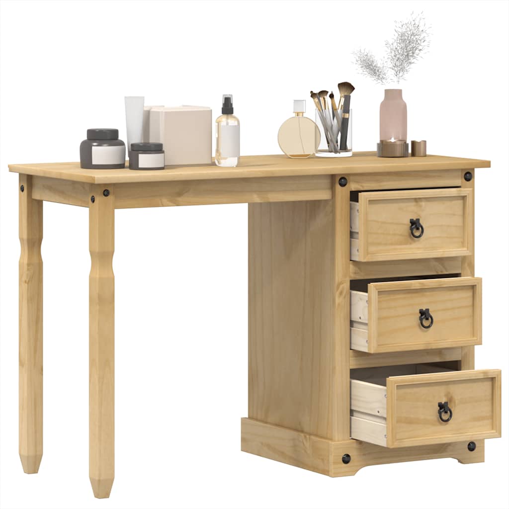 Schminktisch Corona 110x47x75 cm Massivholz Kiefer
