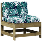 6-tlg. Garten-Lounge-Set mit Kissen Imprägniertes Kiefernholz