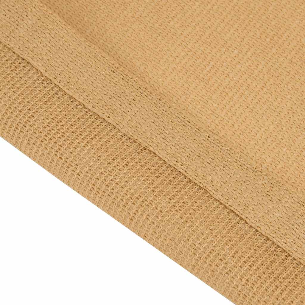 Zeltteppich Sandfarbe 400x700 cm HDPE