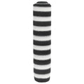Zaunblende Anthrazit und Weiß 1,5x50 m HDPE 195 g/m²
