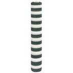 Zaunblende Grün und Weiß 1,5x25 m HDPE 195 g/m²