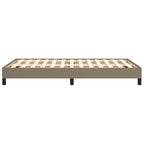Bettgestell ohne Matratze Taupe 120x190 cm Stoff