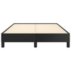 Bettgestell ohne Matratze Schwarz 120x190 cm Kunstleder