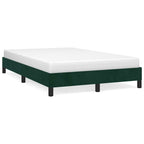 Bettgestell ohne Matratze Dunkelgrün 120x190 cm Samt