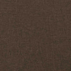 Bettgestell ohne Matratze Dunkelbraun 120x190 cm Stoff