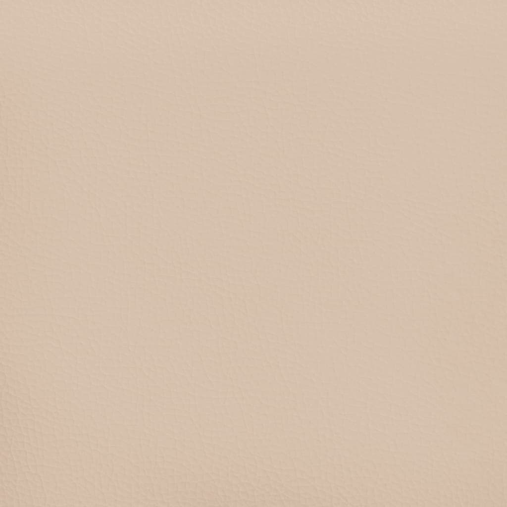 Bettgestell ohne Matratze Cappuccino-Braun 120x190cm Kunstleder