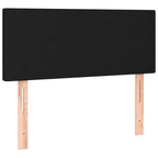 Boxspringbett mit Matratze Schwarz 120x190 cm Stoff