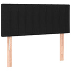 Boxspringbett mit Matratze Schwarz 120x190 cm Stoff