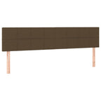Boxspringbett mit Matratze Dunkelbraun 120x190 cm Stoff