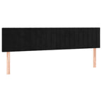 Boxspringbett mit Matratze Schwarz 120x190 cm Samt
