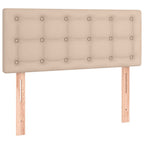 Boxspringbett mit Matratze & LED Cappuccino-Braun 120x190 cm