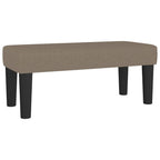 Boxspringbett mit Matratze Taupe 120x190 cm Stoff