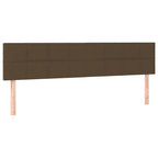 Boxspringbett mit Matratze Dunkelbraun 120x190 cm Stoff