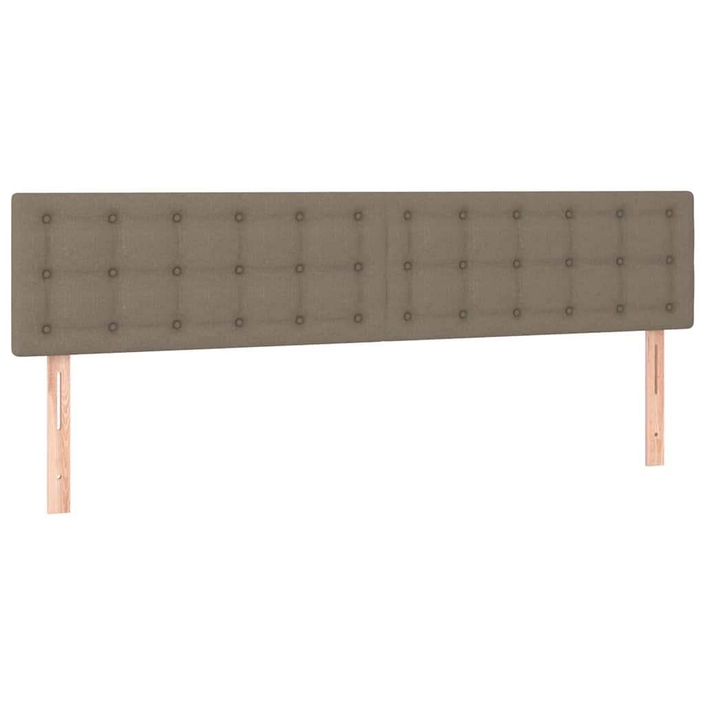 Boxspringbett mit Matratze Taupe 120x190 cm Stoff