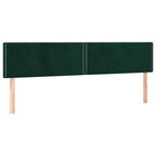 Boxspringbett mit Matratze Dunkelgrün 120x190 cm Samt