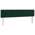 Boxspringbett mit Matratze Dunkelgrün 120x190 cm Samt