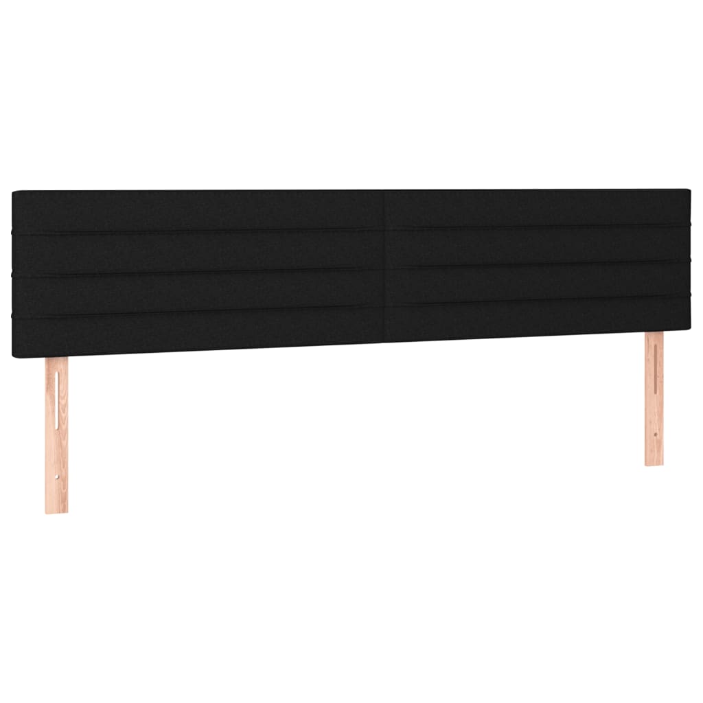 Bettgestell ohne Matratze Schwarz 120x190 cm Stoff