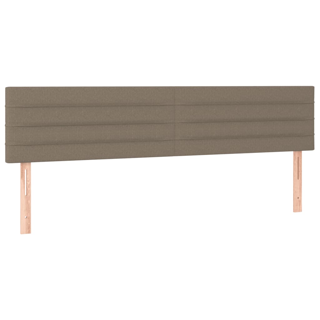 Bettgestell ohne Matratze Taupe 120x190 cm Stoff