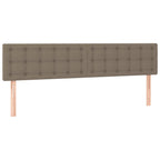 Bettgestell ohne Matratze Taupe 120x190 cm Stoff