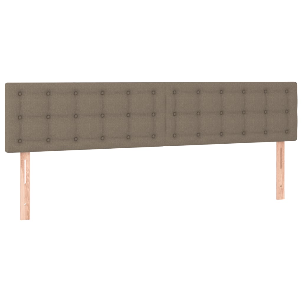 Bettgestell ohne Matratze Taupe 120x190 cm Stoff