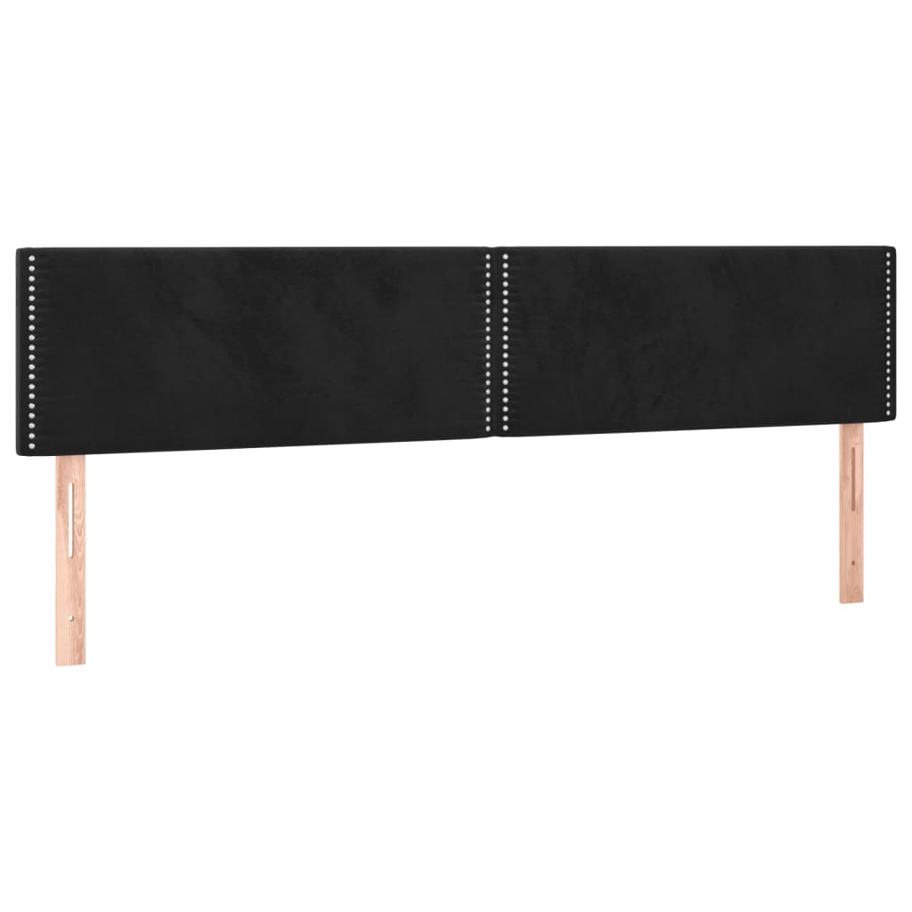 Bettgestell ohne Matratze Schwarz 120x190 cm Samt