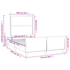 Bettgestell ohne Matratze Schwarz 120x190 cm Samt