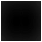 Garten Essgruppe mit Kissen 3 pcs Schwarz Poly-Rattan