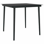 Garten Essgruppe mit Kissen 5 pcs Grau Poly-Rattan