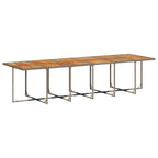 17-tlg. Garten-Essgruppe mit Kissen Grau Poly Rattan