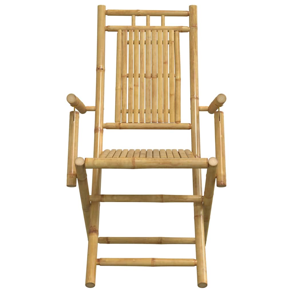 3-tlg. Bistro-Set Bambus