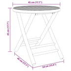 3-tlg. Bistro-Set Bambus