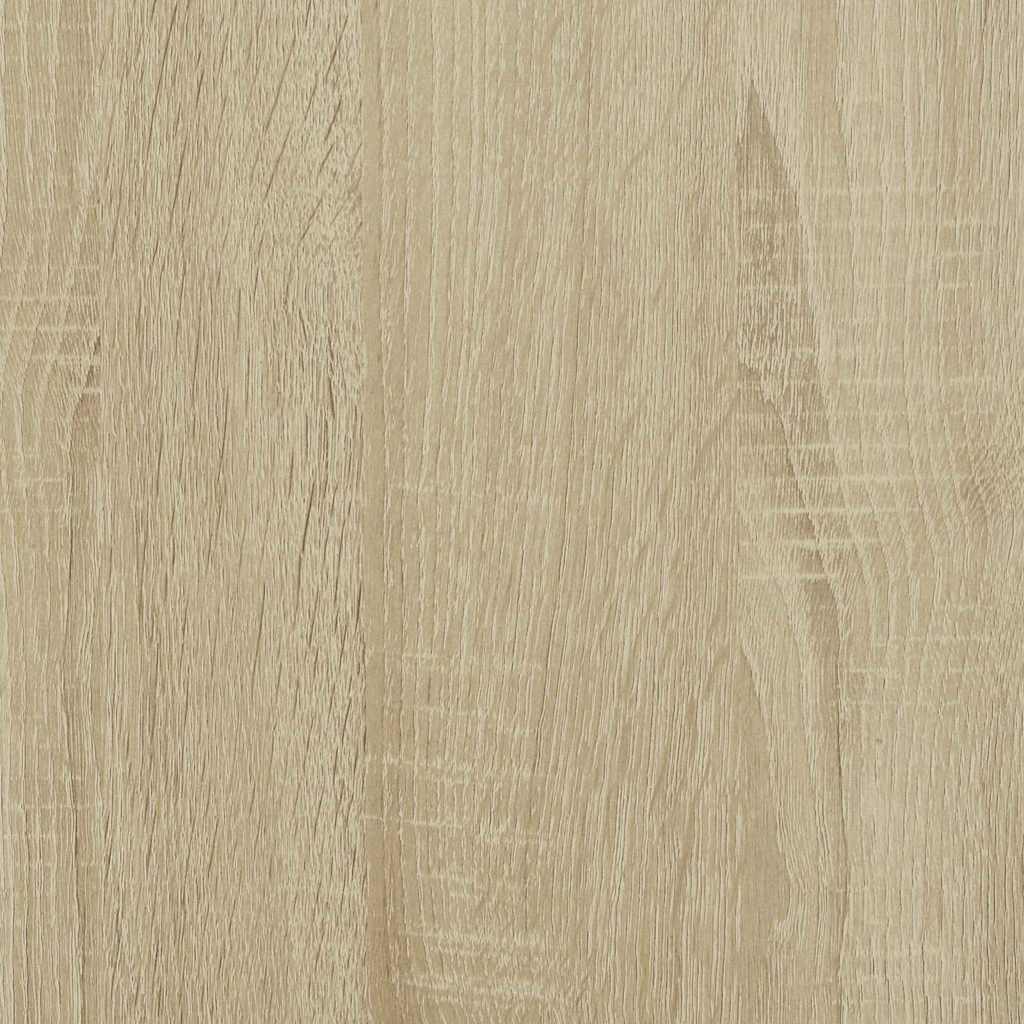 Bettgestell Sonoma-Eiche 140x190 cm Holzwerkstoff und Metall