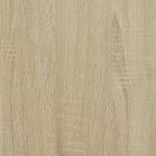 Bettgestell Sonoma-Eiche 160x200 cm Holzwerkstoff und Metall