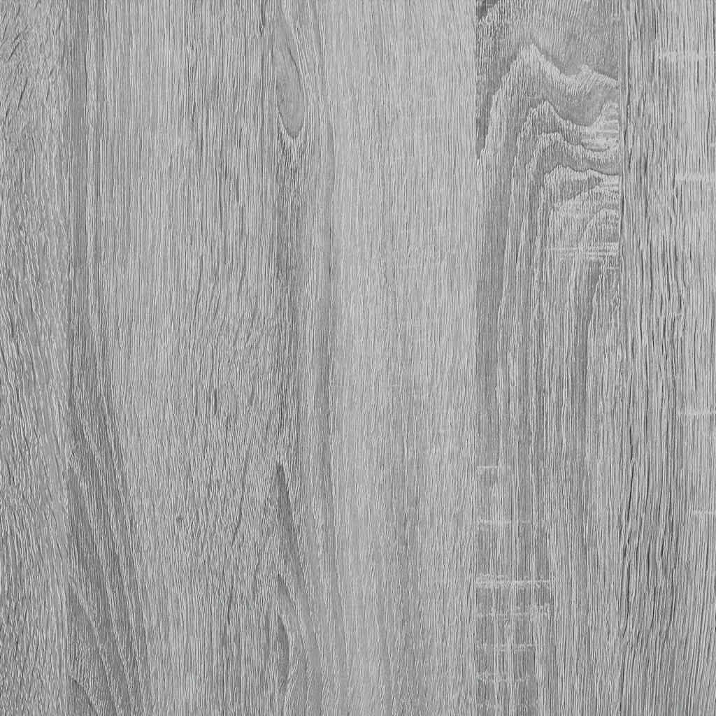 Bettgestell Grau Sonoma 135x190 cm Holzwerkstoff