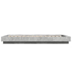 Bettgestell Betongrau 100x200 cm Holzwerkstoff