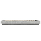 Bettgestell Betongrau 90x200 cm Holzwerkstoff