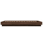 Bettgestell Braun Eichen-Optik 90x190 cm Holzwerkstoff